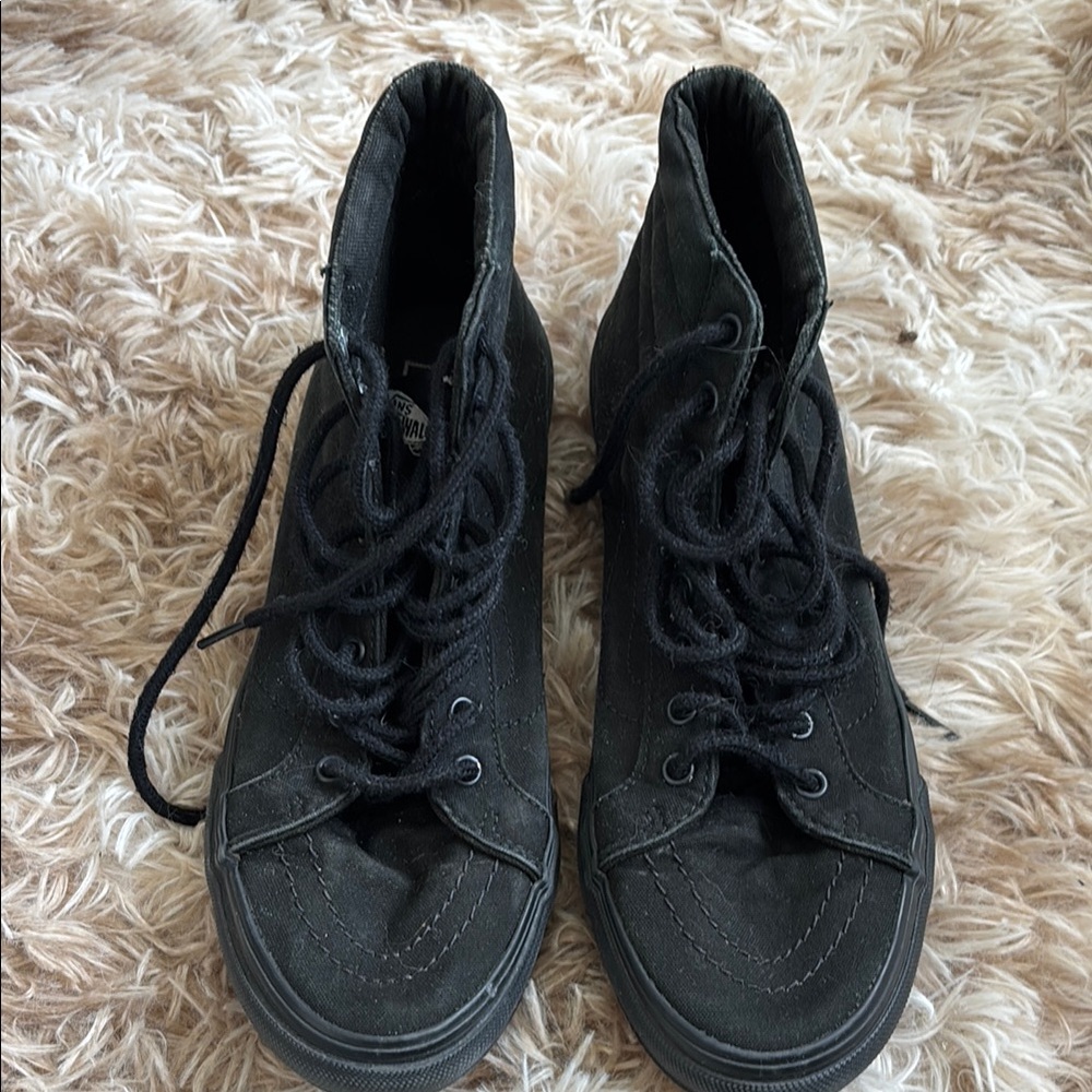 Vans Black High-Top Sneakers